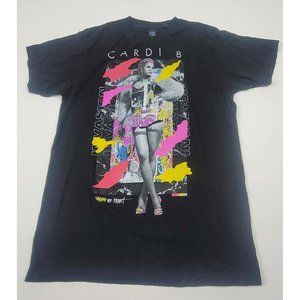 Cardi B Invasion of Privacy T-Shirt Size M. Black Tultex Short Sleeve‎ Crew Neck